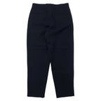 Kemit Wool Tuck Pants Tapered Slacks 48 Navy Wool Gabardine 0301-0209 Made in Japan