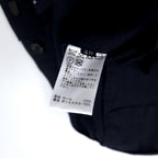 Kemit Wool Tuck Pants Tapered Slacks 48 Navy Wool Gabardine 0301-0209 Made in Japan