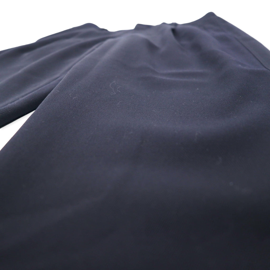 Kemit Wool Tuck Pants Tapered Slacks 48 Navy Wool Gabardine 0301-0209 Made in Japan