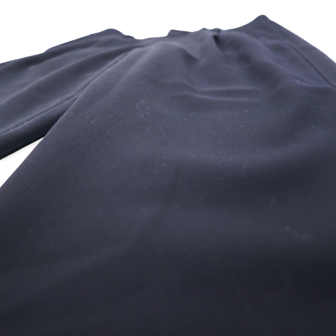 Kemit Wool Tuck Pants Tapered Slacks 48 Navy Wool Gabardine 0301-0209 Made in Japan