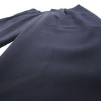 Kemit Wool Tuck Pants Tapered Slacks 48 Navy Wool Gabardine 0301-0209 Made in Japan