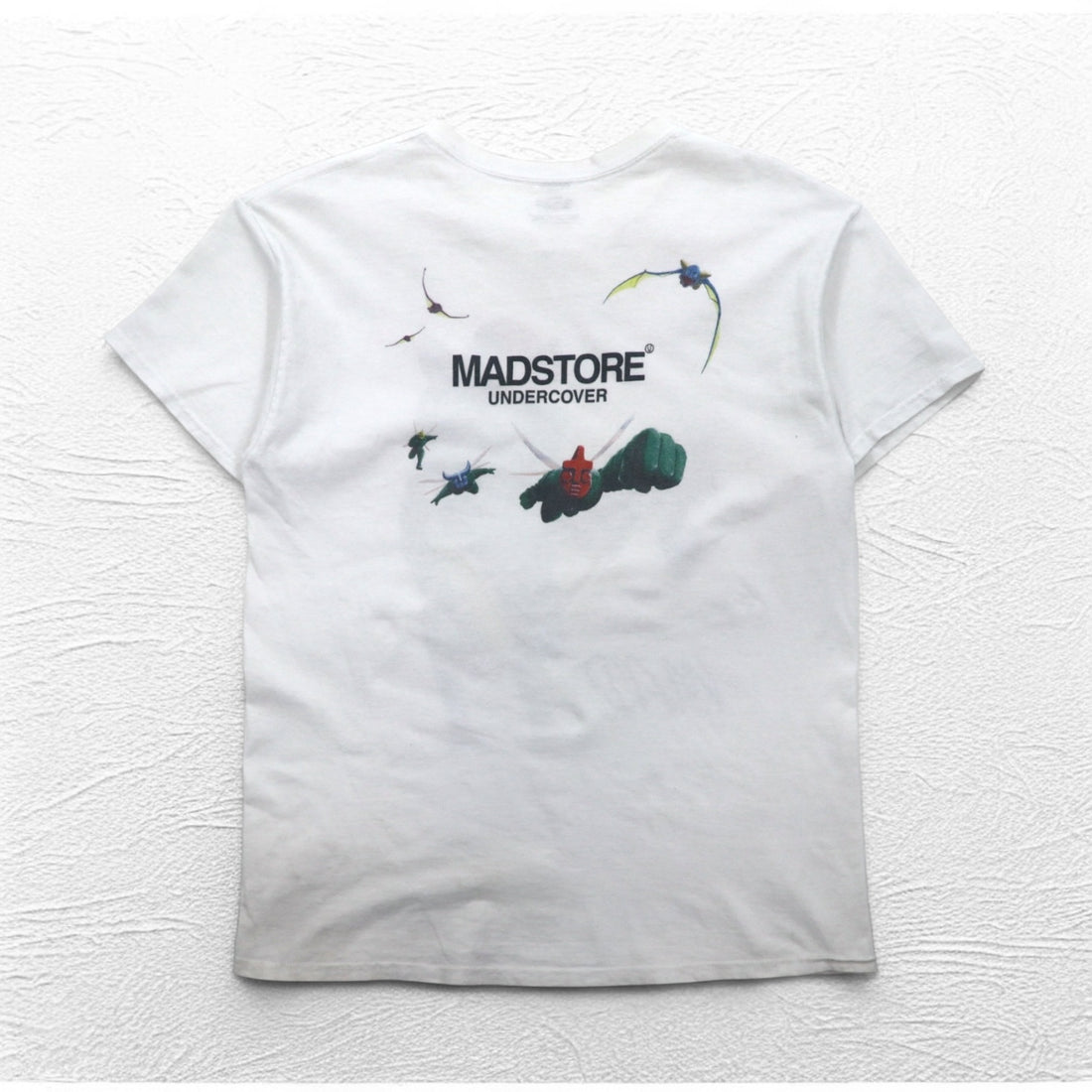 UNDERCOVER MADSTORE Tシャツ L ホワイト 未来原人サンド -THE SAND MAN-