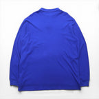 Polo Ralph Lauren ビッグサイズ 長袖ポロシャツ ラガーシャツ XL ブルー CUSTOM FIT スモールポニー刺繡