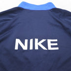NIKE 90年代 TEAMタグ 半袖 バスケ ジャージ トラックジャケット 2XL ブルー スウォッシュ
