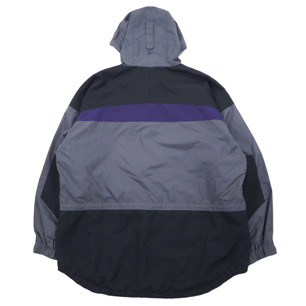 Columbia 90s Anorak Parka Mountain Parka XL Grey Nylon Drawcord