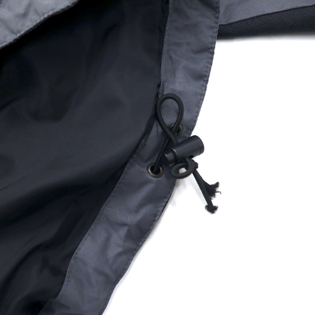 Columbia 90s Anorak Parka Mountain Parka XL Grey Nylon Drawcord