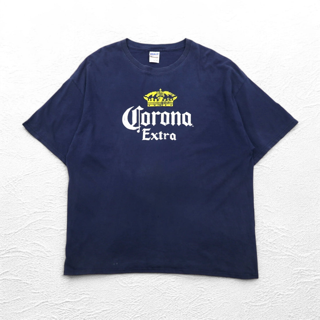 Corona Extra Beer Corona Beer Print T-Shirt 2XL Navy GILDAN Body