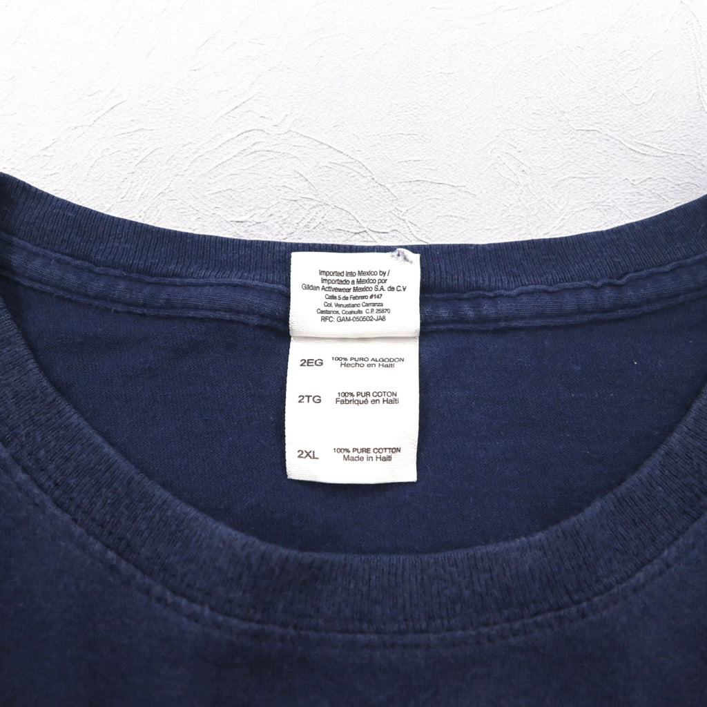 Corona Extra Beer Corona Beer Print T-Shirt 2XL Navy GILDAN Body