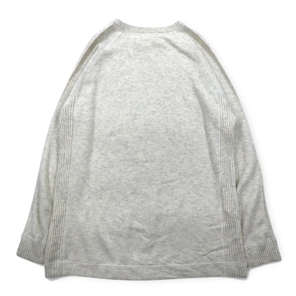 THE NORTH FACE Crew Neck Cotton Knit Sweater XXL Grey