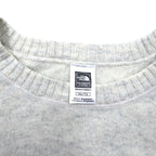 THE NORTH FACE Crew Neck Cotton Knit Sweater XXL Grey