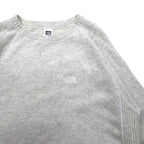 THE NORTH FACE Crew Neck Cotton Knit Sweater XXL Grey