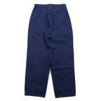 TOMMY HILFIGER Tucked Wide Chino Pants, Medium, Navy, Cotton
