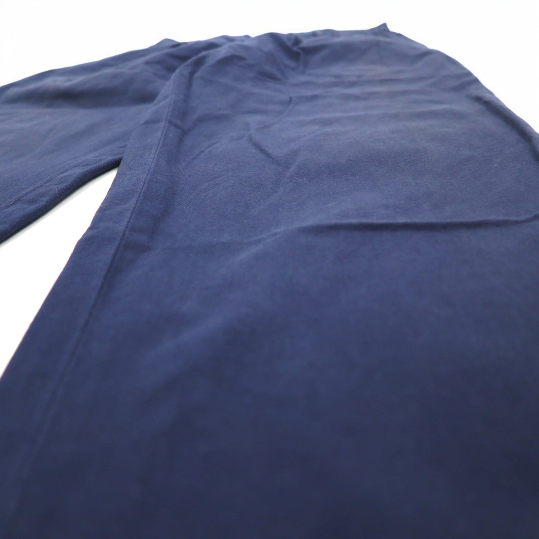 TOMMY HILFIGER Tucked Wide Chino Pants, Medium, Navy, Cotton