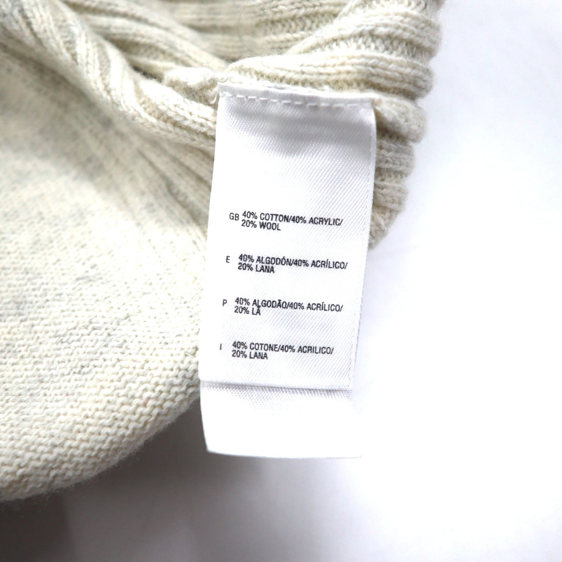 THE NORTH FACE Crew Neck Cotton Knit Sweater XXL Grey
