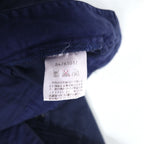 TOMMY HILFIGER Tucked Wide Chino Pants, Medium, Navy, Cotton
