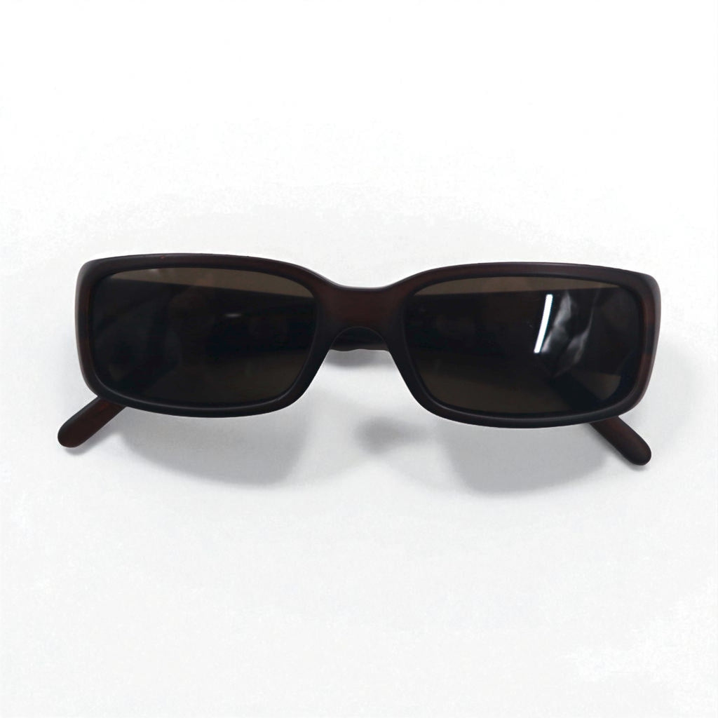 GUCCI Italian-made rectangular loop sunglasses, brown, size 140, GG2450/S, E9P, 52◻︎17