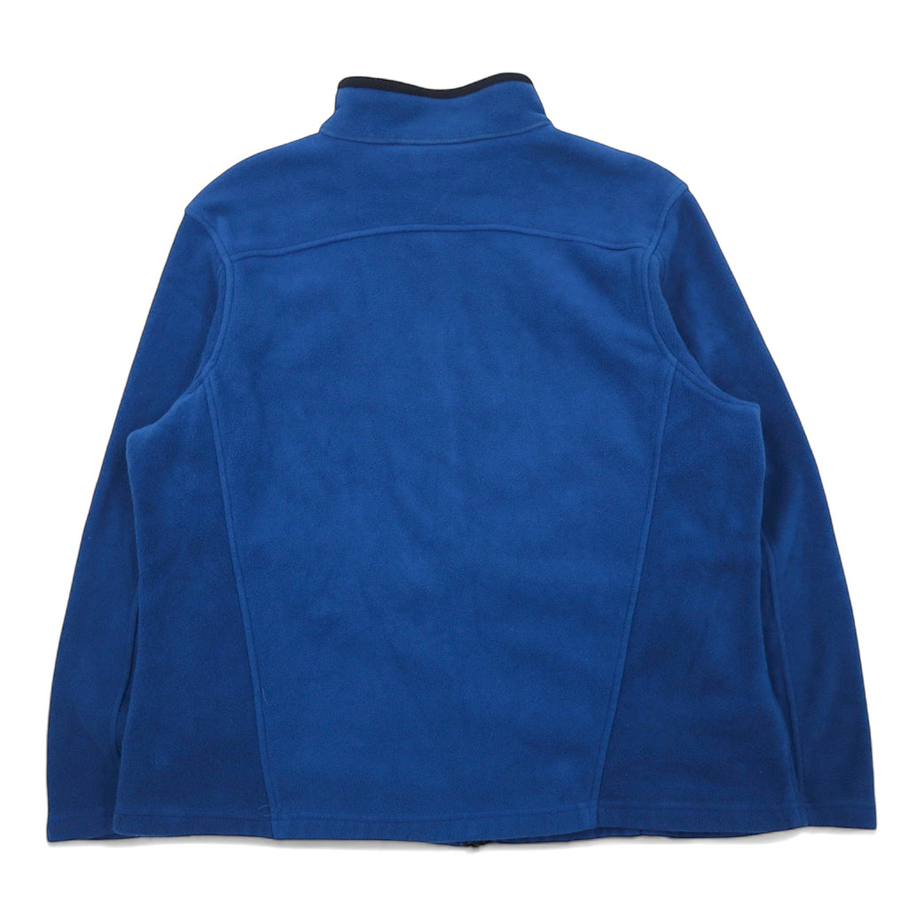 Eddie Bauer Full Zip Fleece Jacket XL Blue Polyester SENECA US Company One Point Embroidery EB200
