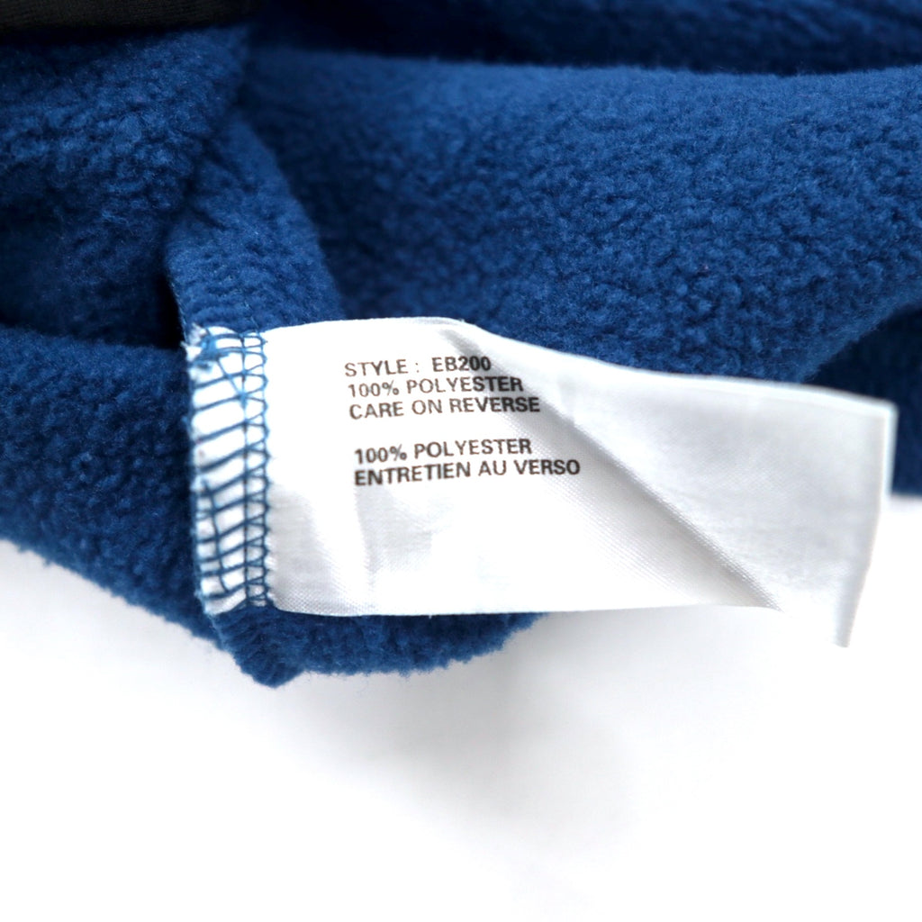 Eddie Bauer Full Zip Fleece Jacket XL Blue Polyester SENECA US Company One Point Embroidery EB200