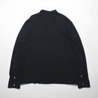 Polo Ralph Lauren ビッグサイズ 長袖ポロシャツ ラガーシャツ 2XL ブラック 鹿の子 スモールポニー刺繡
