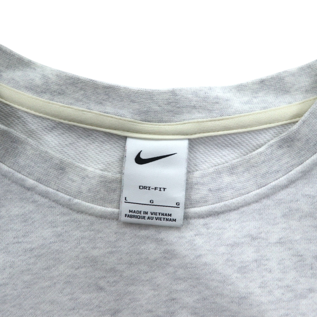 NIKE Dri-Fit Sweatshirt L Grey Dri-Fit Standard Issue Basketball DA6741-051