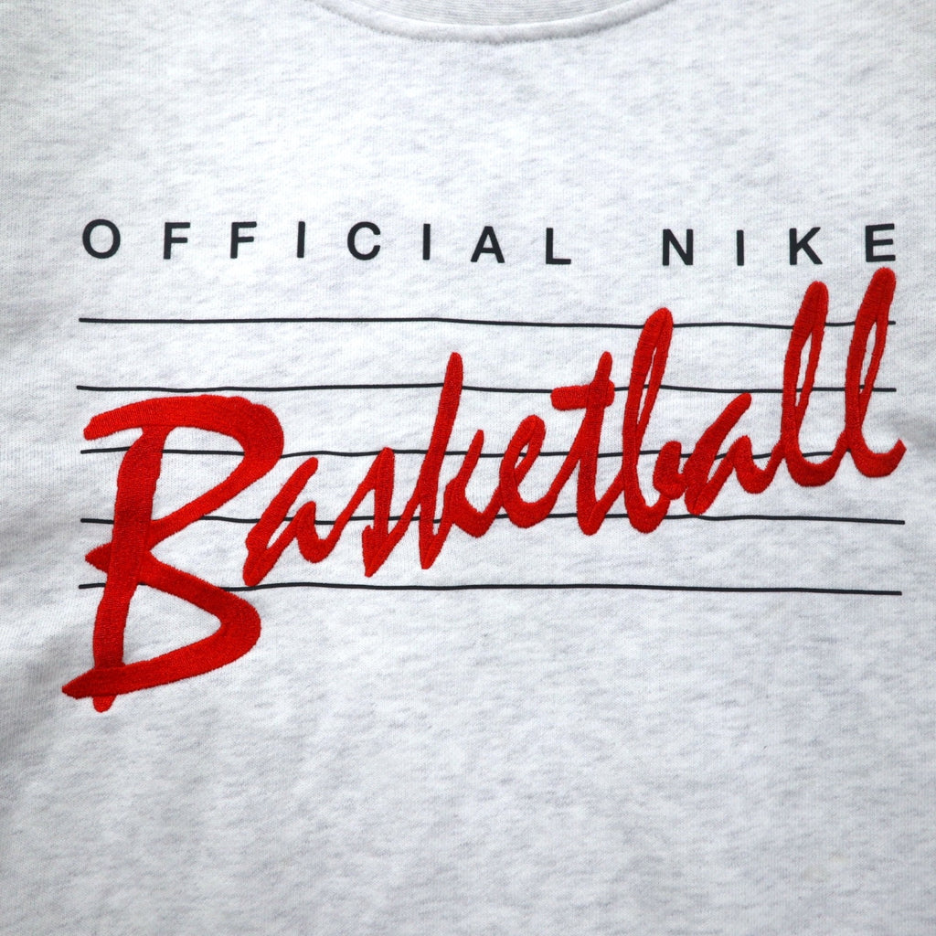 NIKE Dri-Fit Sweatshirt L Grey Dri-Fit Standard Issue Basketball DA6741-051