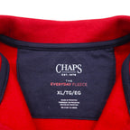 CHAPS RALPH LAUREN ハーフジップ スウェット トレーナー XL レッド THE EVERYDAY FLEECE 未使用品