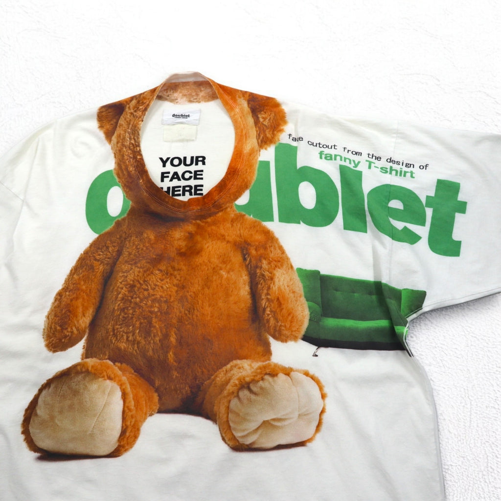 doublet YOUR FACE HERE T-shirt FREE White TED CAPSULETOY COMPRESSED