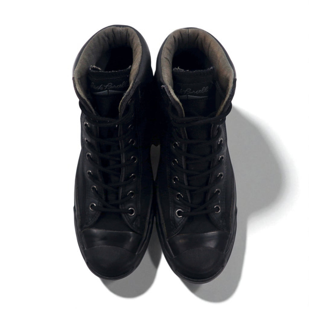 CONVERSE Jack Purcell ML-NYLON MID Sneakers, Size 27cm, Nylon and Leather, 1C391