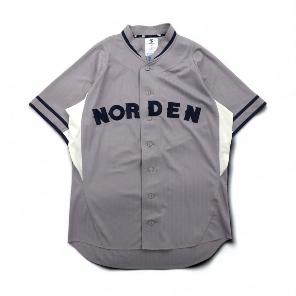 adidas originals x KZK (Kazuki Kuraishi) ObyO Baseball Shirt, XL, Gray, Polyester, NORDEN, O17334