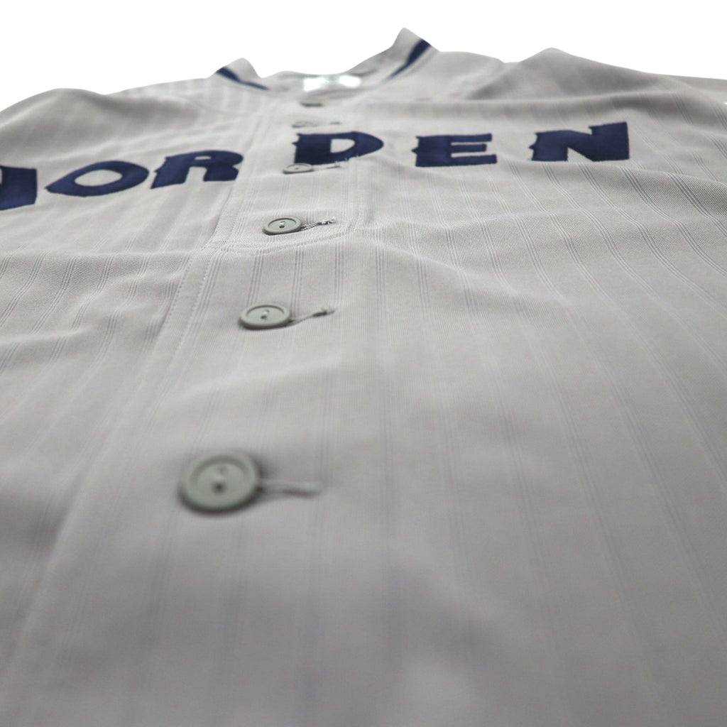 adidas originals x KZK (Kazuki Kuraishi) ObyO Baseball Shirt, XL, Gray, Polyester, NORDEN, O17334