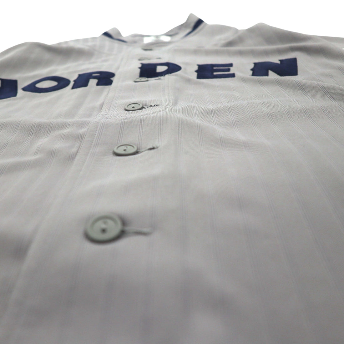 adidas originals x KZK (Kazuki Kuraishi) ObyO Baseball Shirt, XL, Gray, Polyester, NORDEN, O17334