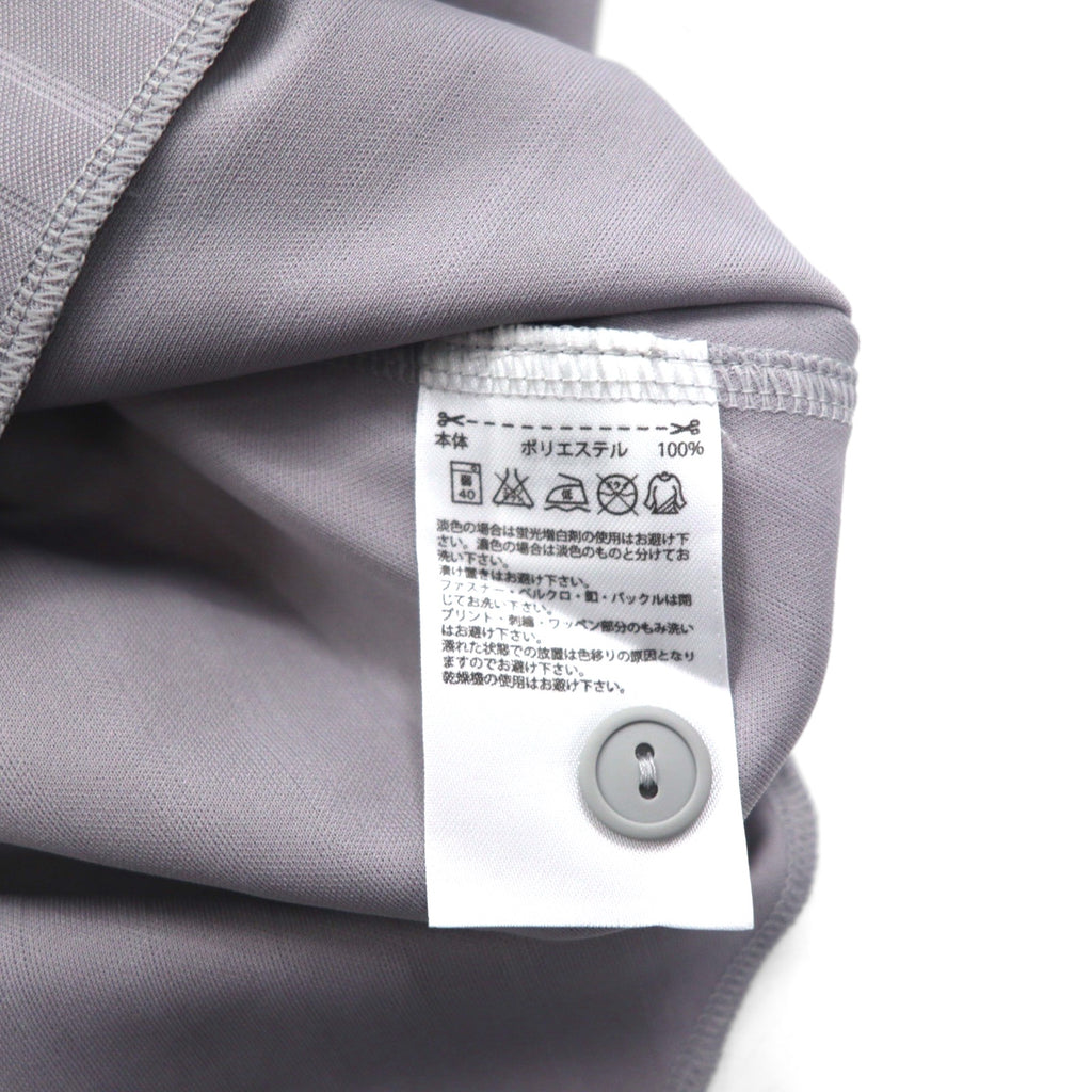 adidas originals x KZK (Kazuki Kuraishi) ObyO Baseball Shirt, XL, Gray, Polyester, NORDEN, O17334