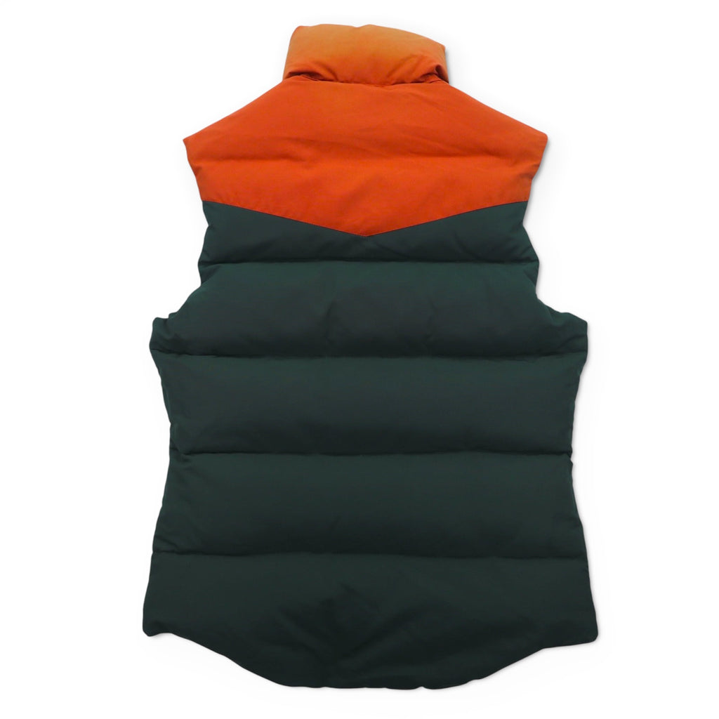 MT RAINIER DESIGN 60/40 Cross Reversible Western Down Vest S Green Cotton Nylon 700012476
