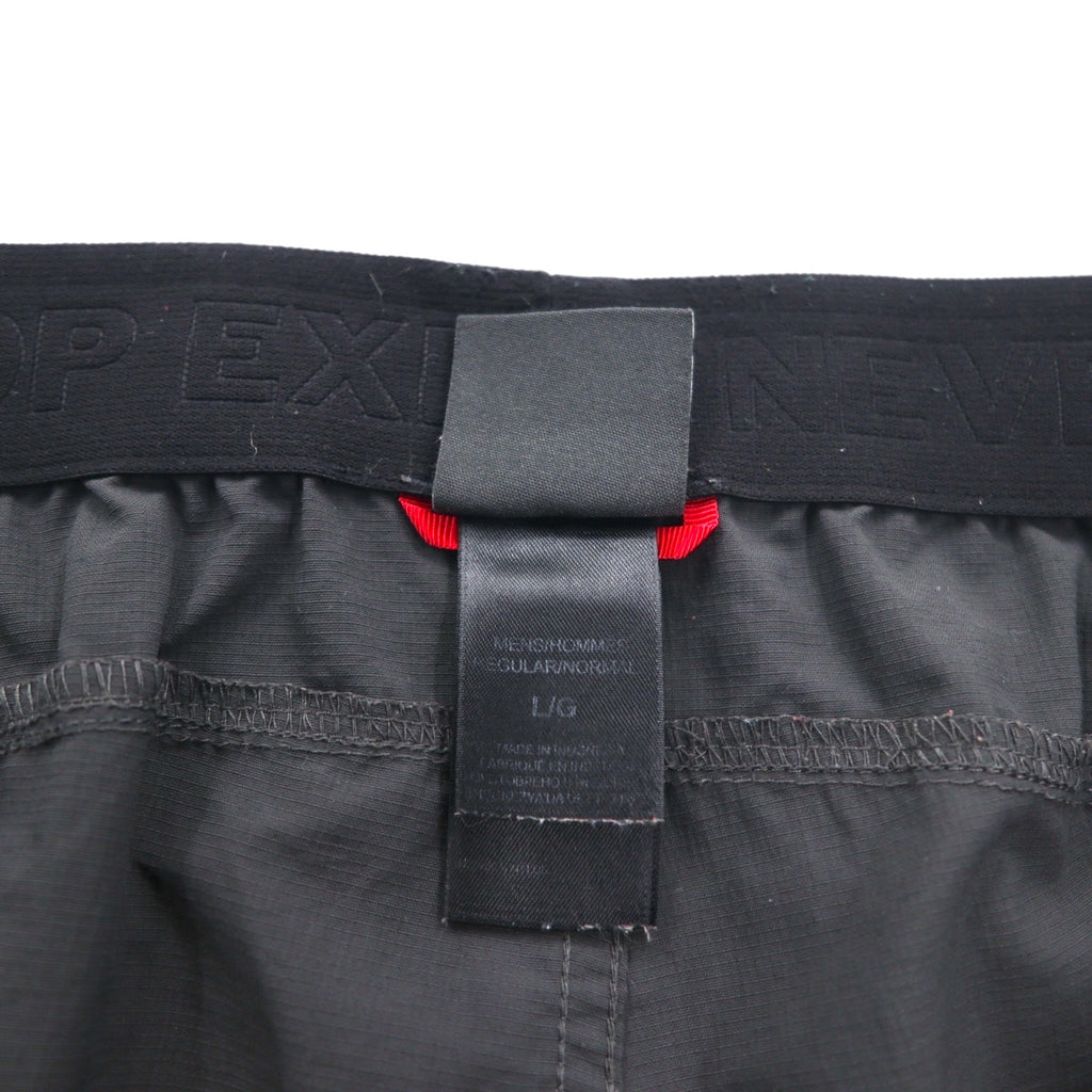 THE NORTH FACE リップストップ アウトドア ショートパンツ ハーフパンツ L グレー ナイロン 防水 USA規格 ARPE