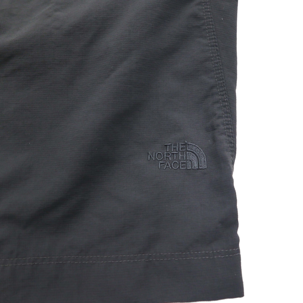 THE NORTH FACE リップストップ アウトドア ショートパンツ ハーフパンツ L グレー ナイロン 防水 USA規格 ARPE