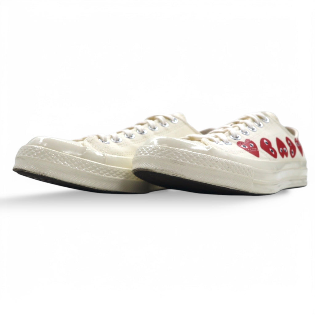 PLAY COMME des GARCONS × CONVERSE CT70 Sneakers 27cm White Chuck Taylor 70 Chuck Taylor Multi Heart 162975C