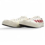 PLAY COMME des GARCONS × CONVERSE CT70 Sneakers 27cm White Chuck Taylor 70 Chuck Taylor Multi Heart 162975C