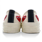 PLAY COMME des GARCONS × CONVERSE CT70 Sneakers 27cm White Chuck Taylor 70 Chuck Taylor Multi Heart 162975C