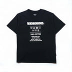 NEIGHBORHOOD QC/C-TEE.SS Tシャツ S ブラック コットン 212PCNH-ST07 日本製