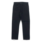 bukht Cut-off Denim Pants S Black BASIC 5P SLIM DENIM PANTS B-M31806 Made in Japan