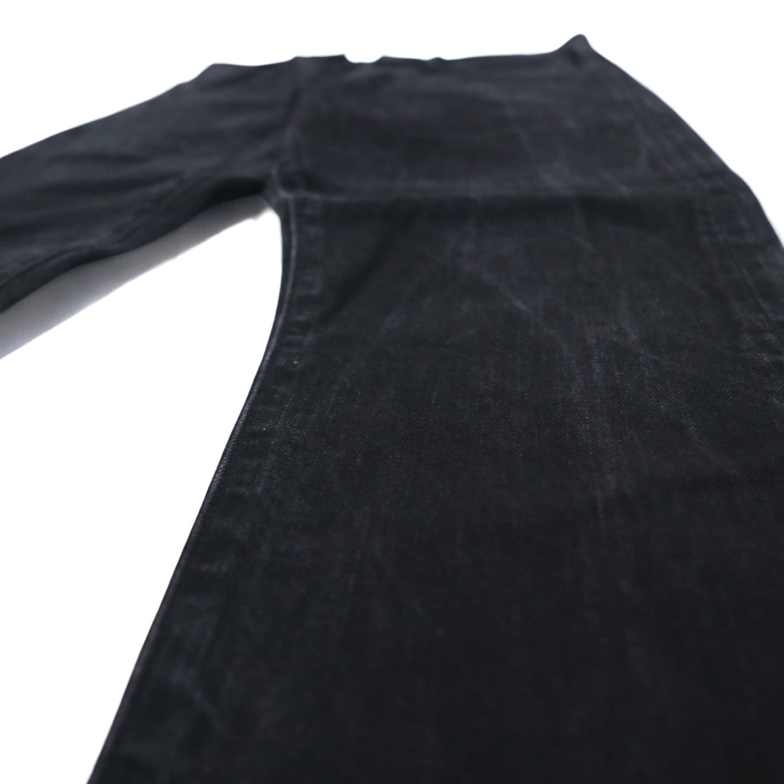bukht Cut-off Denim Pants S Black BASIC 5P SLIM DENIM PANTS B-M31806 Made in Japan