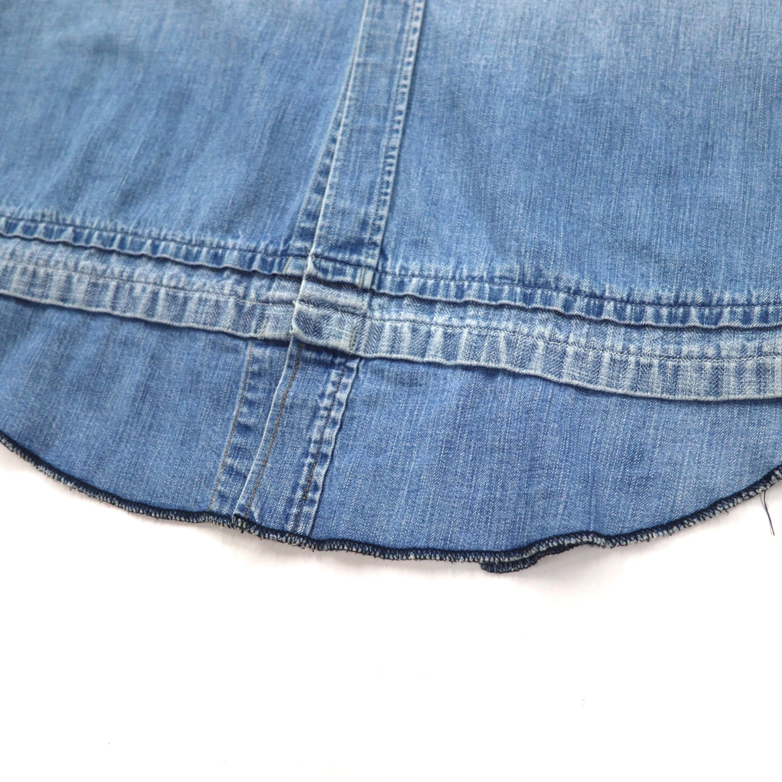 FACETASM Long Denim Western Shirt, Medium, Blue, Cotton, TK-SH-01, Made in Japan