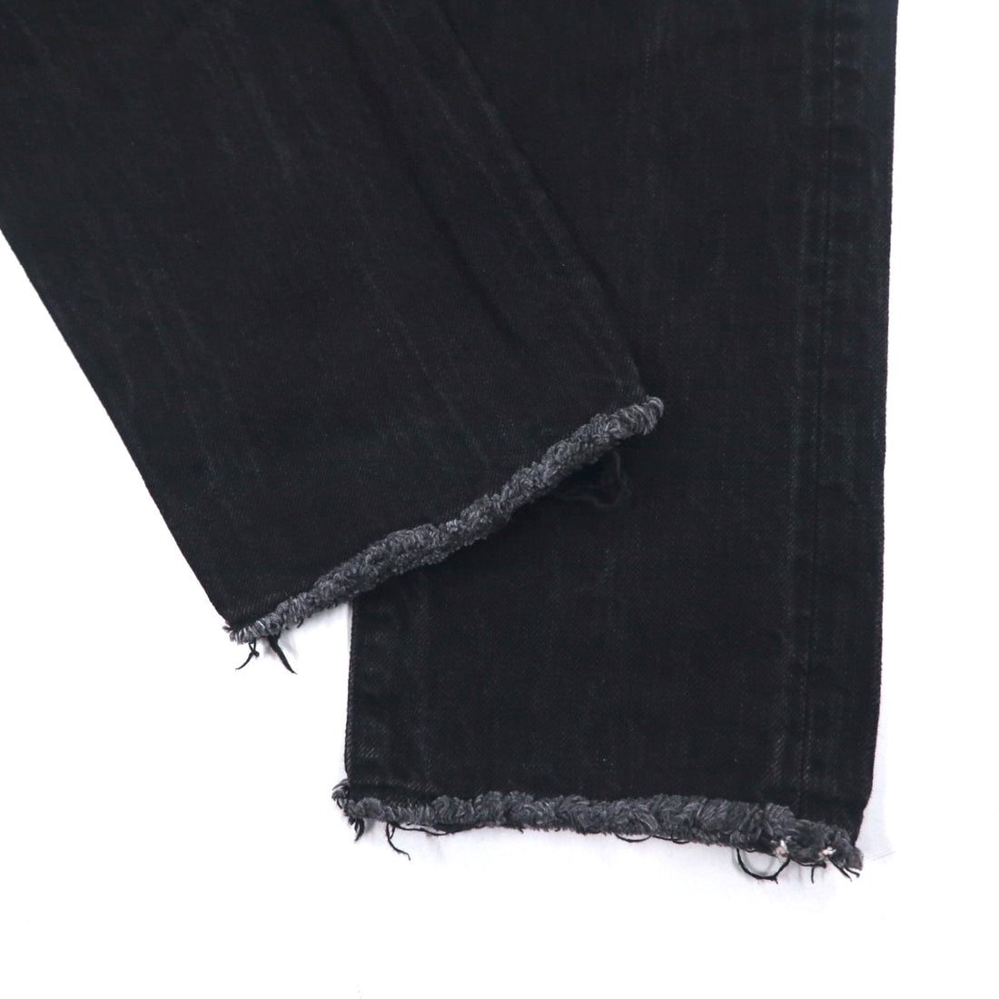 bukht Cut-off Denim Pants S Black BASIC 5P SLIM DENIM PANTS B-M31806 Made in Japan