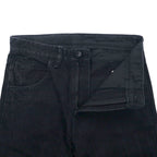 bukht Cut-off Denim Pants S Black BASIC 5P SLIM DENIM PANTS B-M31806 Made in Japan