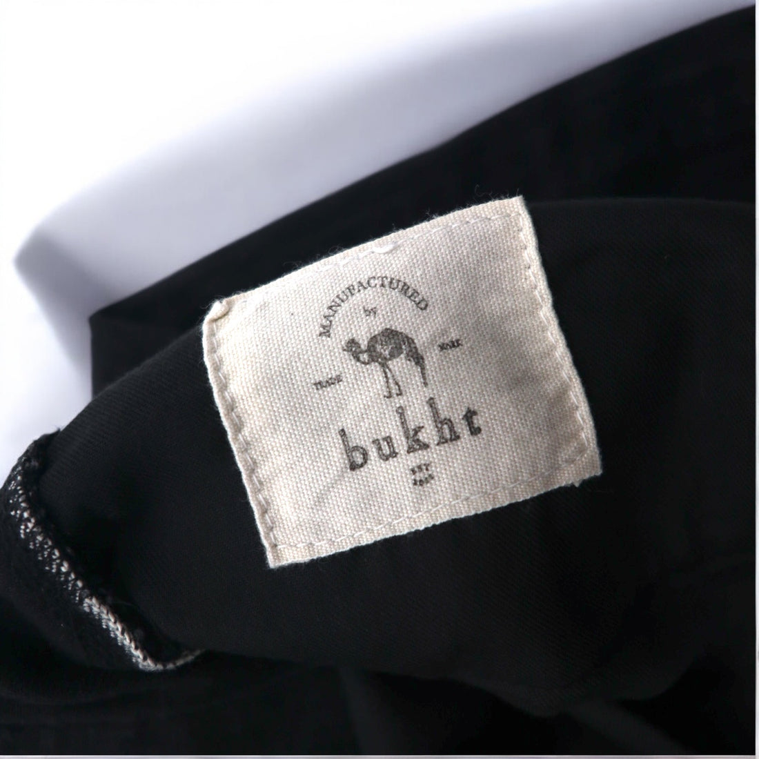 bukht Cut-off Denim Pants S Black BASIC 5P SLIM DENIM PANTS B-M31806 Made in Japan