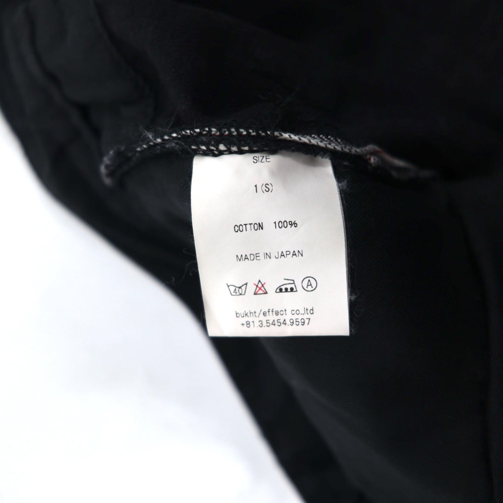 bukht Cut-off Denim Pants S Black BASIC 5P SLIM DENIM PANTS B-M31806 Made in Japan