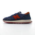 new balance USA製 M990DSA スエード スニーカー 26.5cm ネイビー ホーウィンレザー vibramソール