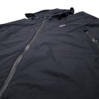 SIERRA DESIGNS Hurricane Jacket Mountain Parka XL Black Nylon Waterproof HURRICANE RAIN JACKET