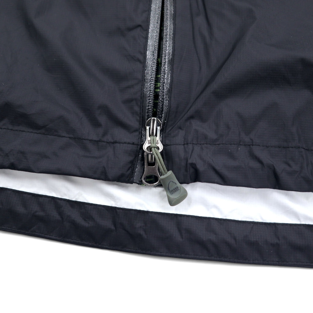 SIERRA DESIGNS Hurricane Jacket Mountain Parka XL Black Nylon Waterproof HURRICANE RAIN JACKET