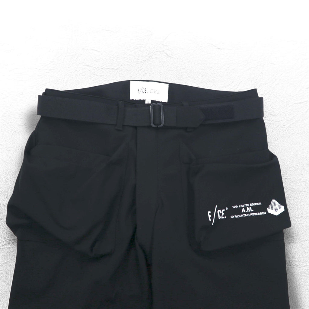 F/CE. × MOUNTAIN RESARCH Bondage Pants S Black SOLOTEX BONDAGE PANTS 10THFMR001